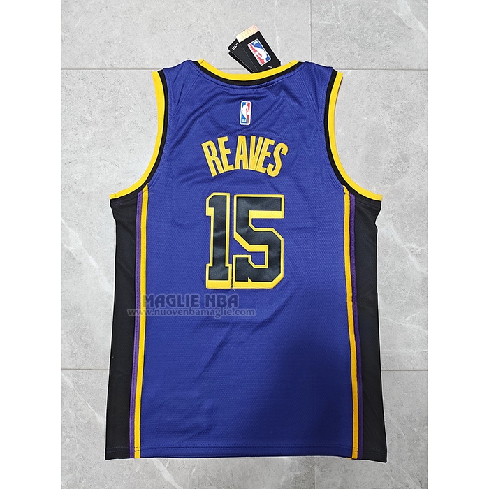 Maglia
 Austin Reaves NO 15 Los Angeles Lakers Statement 2022-23 Viola
